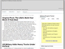 Tablet Screenshot of defenseindustrydaily.com